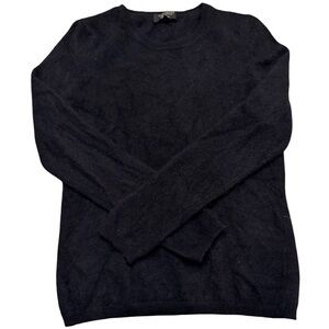 100% Cashmere Charter Club Men's Black Crewneck Sweater